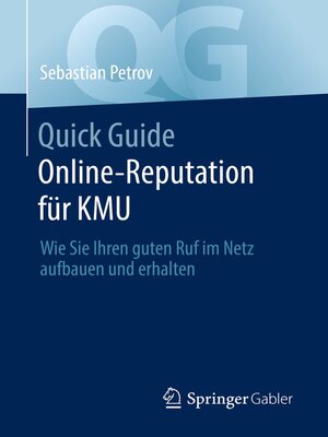 cover image of Quick Guide Online-Reputation für KMU